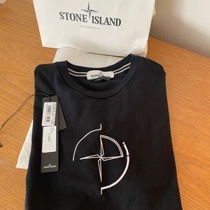 Black Stone Island T Shirt